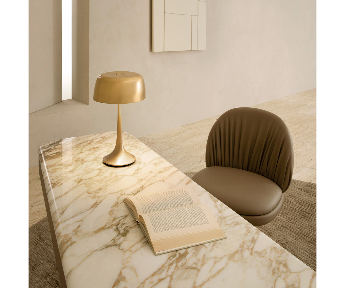 Luxury Rugiano Emily Desk with Marble Top Casa Design Group