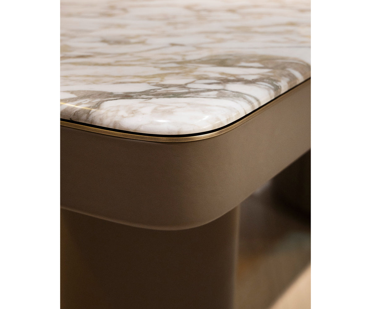 Luxury Rugiano Emily Desk with Marble Top Casa Design Group