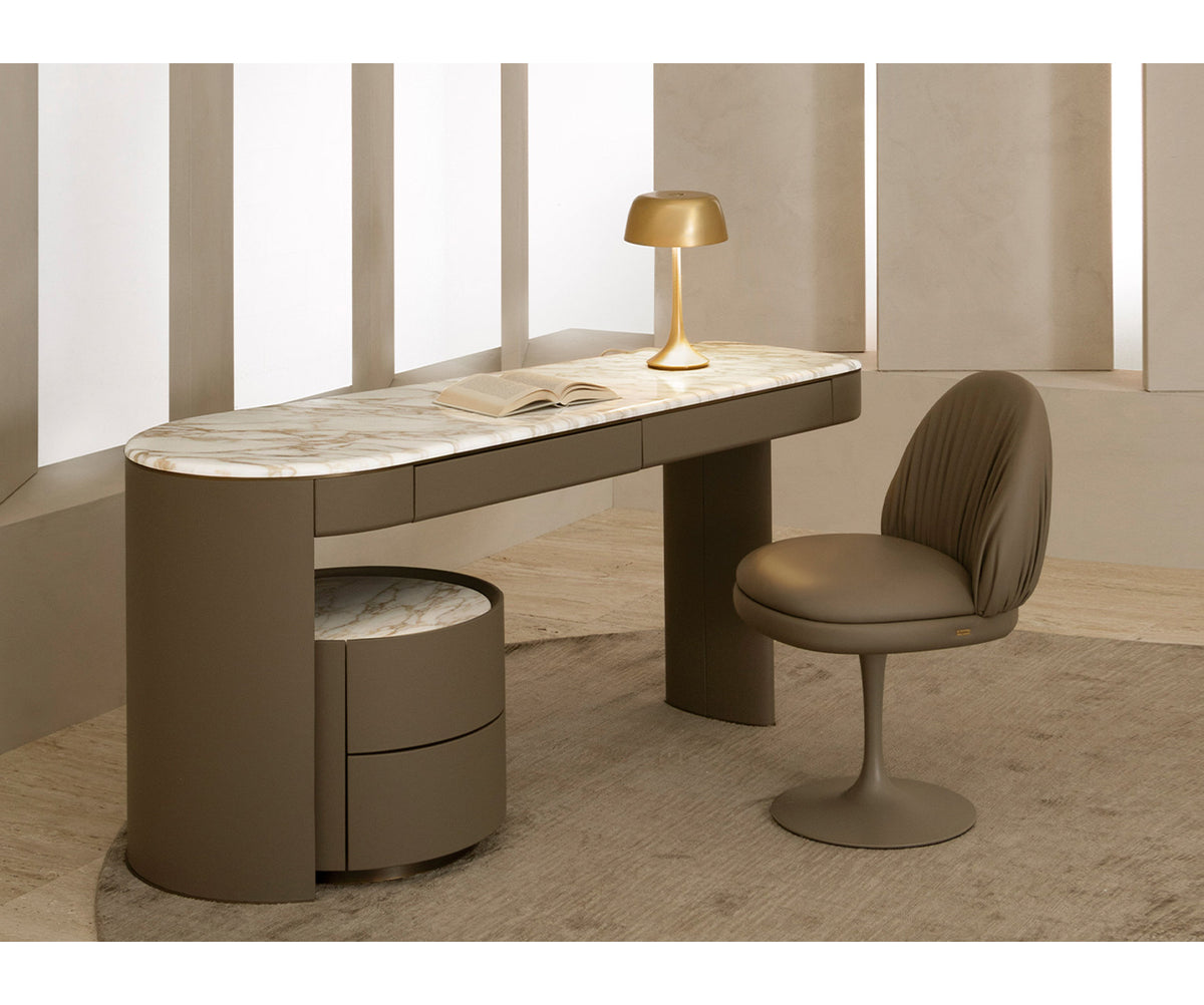 Luxury Rugiano Emily Desk with Marble Top Casa Design Group