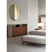 Luxury Grace Dresser by Rugiano with Leather Upholstery and Bronzed Brass Details | Casa Design Group