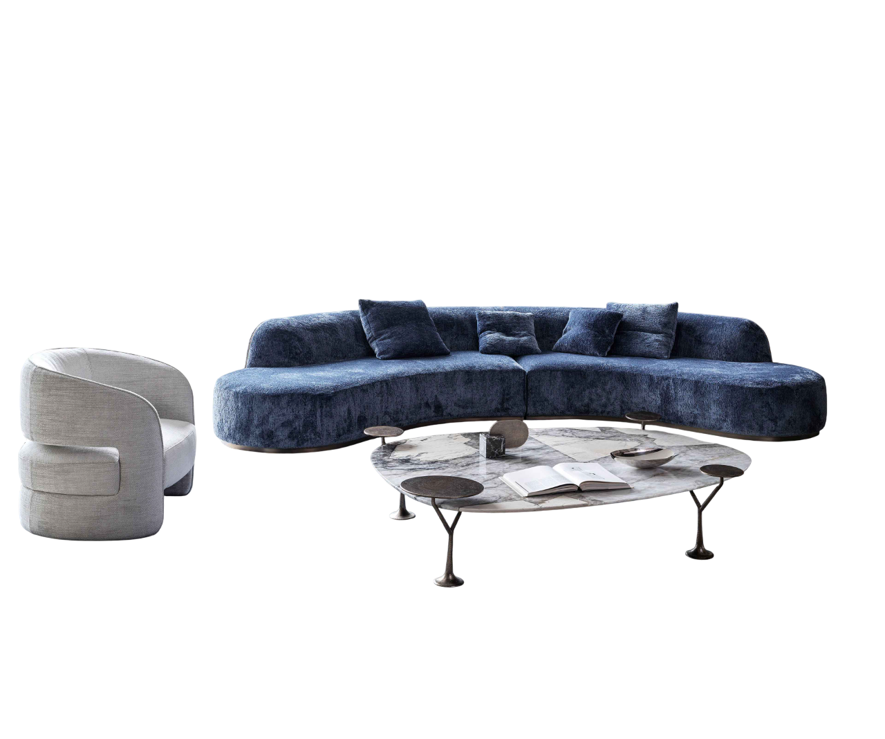 High-End Rugiano Sectional Sofa Pierre Collection Casa Design Group