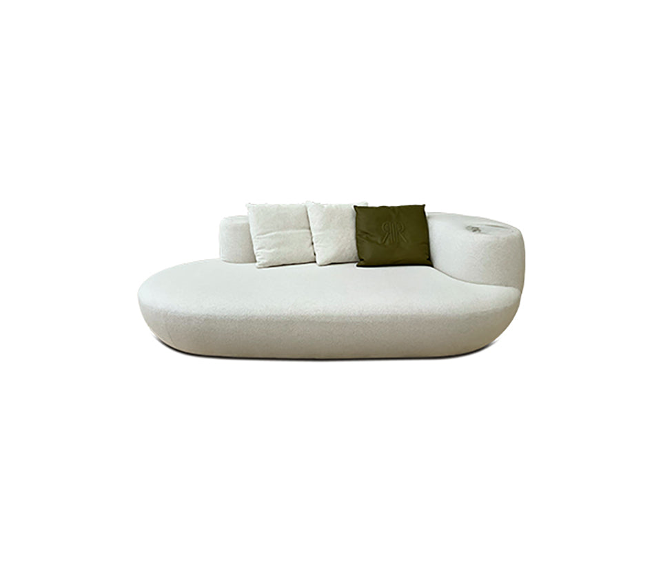 Contemporary Rafael Chaise Lounge by Rugiano Casa Design Group