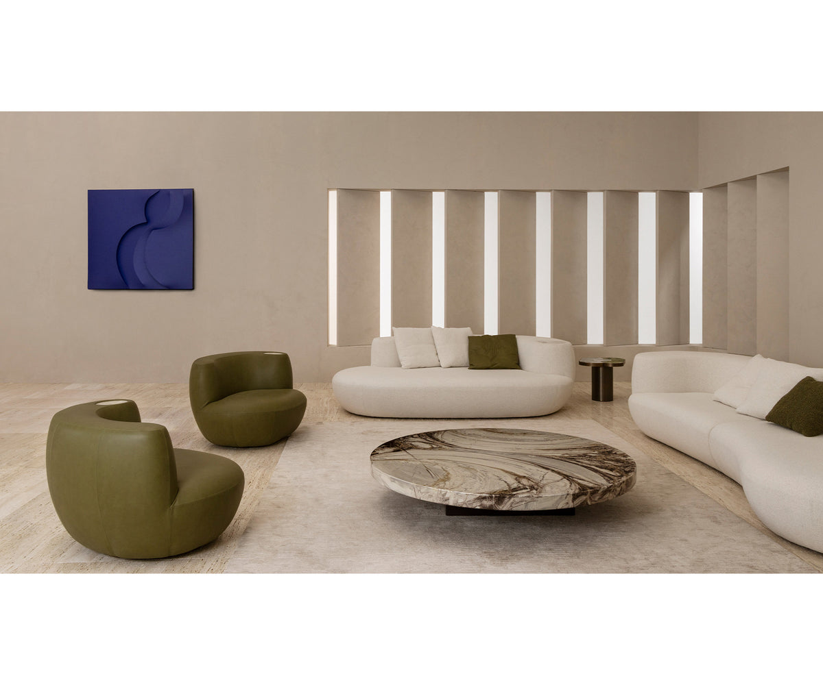 Contemporary Rafael Chaise Lounge by Rugiano Casa Design Group