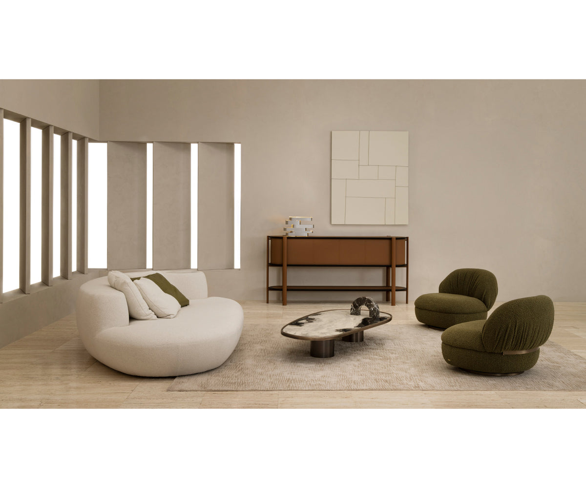 Contemporary Rafael Chaise Lounge by Rugiano Casa Design Group