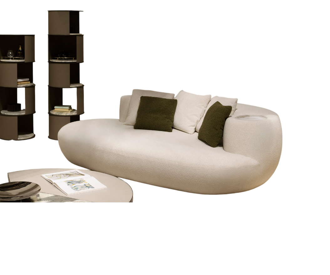 Contemporary Rafael Chaise Lounge by Rugiano Casa Design Group