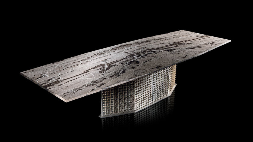 High End S-Penny Dining Table by Henge Casa Design Group