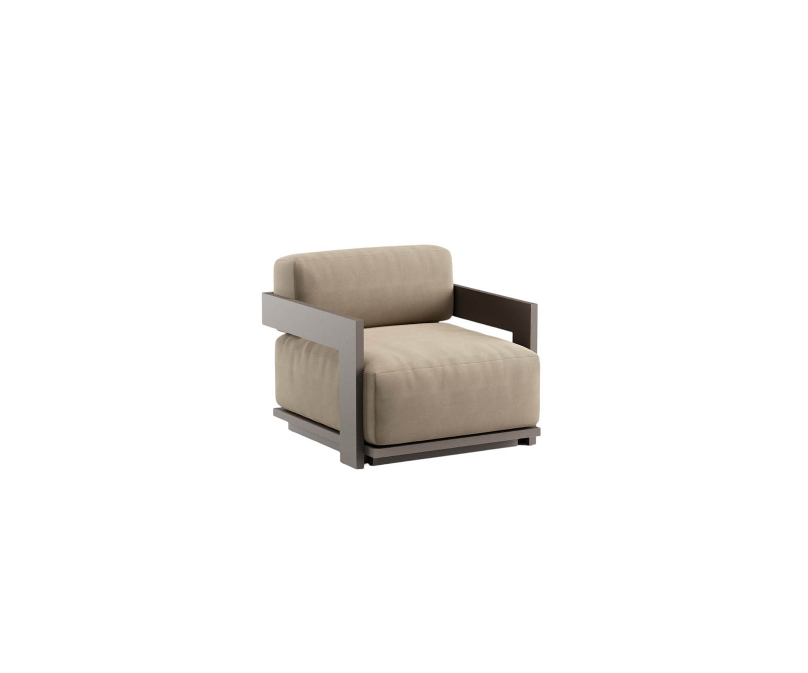 Modern outdoor lounge chair by Danao Living in aluminum Casa Design Group