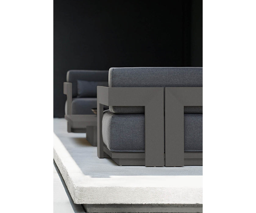 Modern outdoor lounge chair by Danao Living in aluminum Casa Design Group