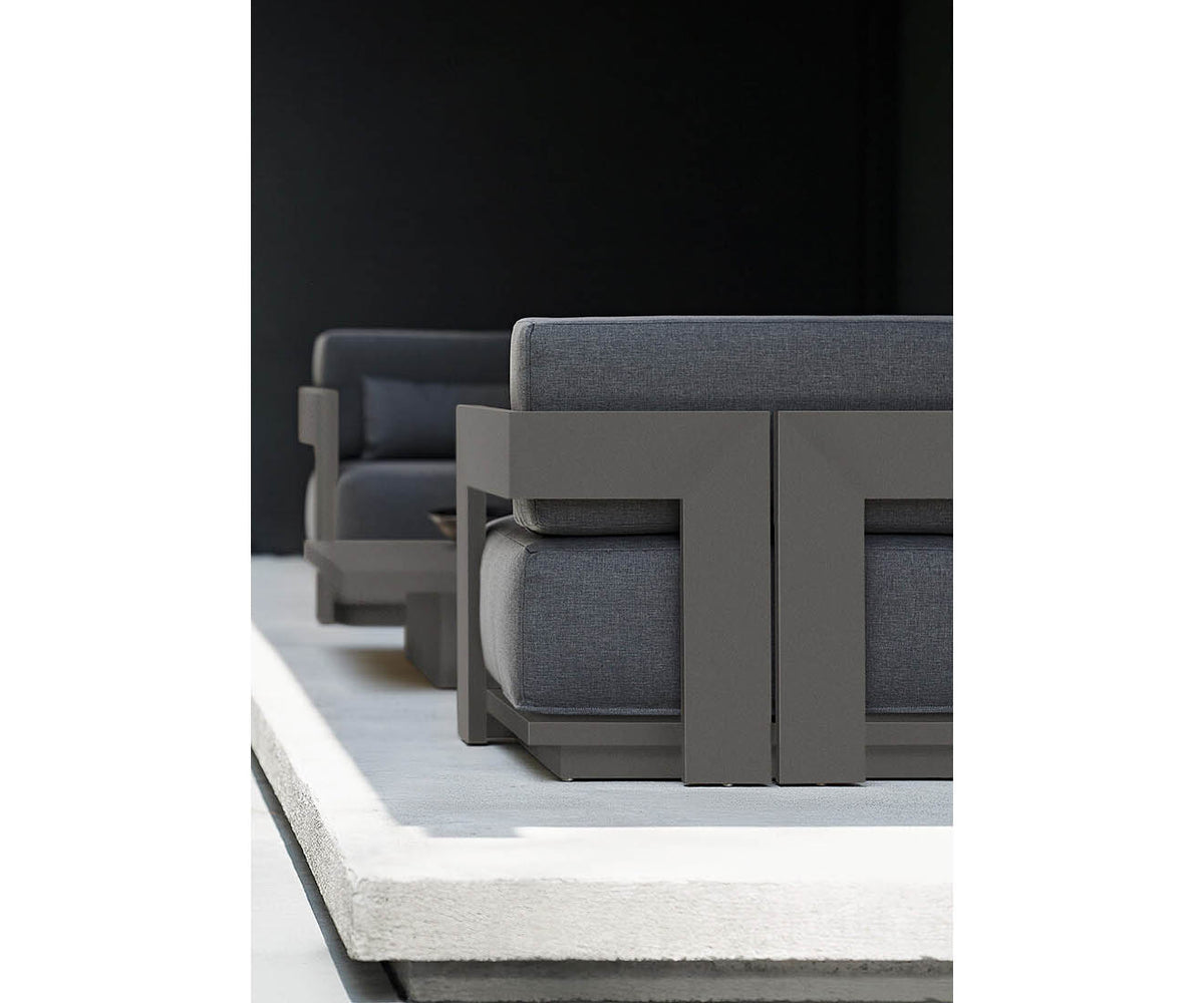 Modern outdoor lounge chair by Danao Living in aluminum Casa Design Group