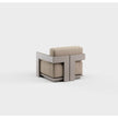 Modern outdoor lounge chair by Danao Living in aluminum Casa Design Group