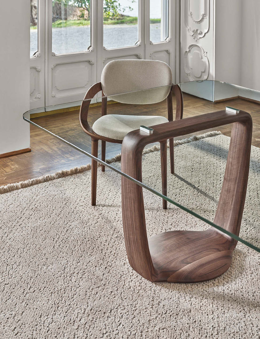 Saddle Rectangular Dining Table by Emmanuel Gallina for Porada | Casa Design Group