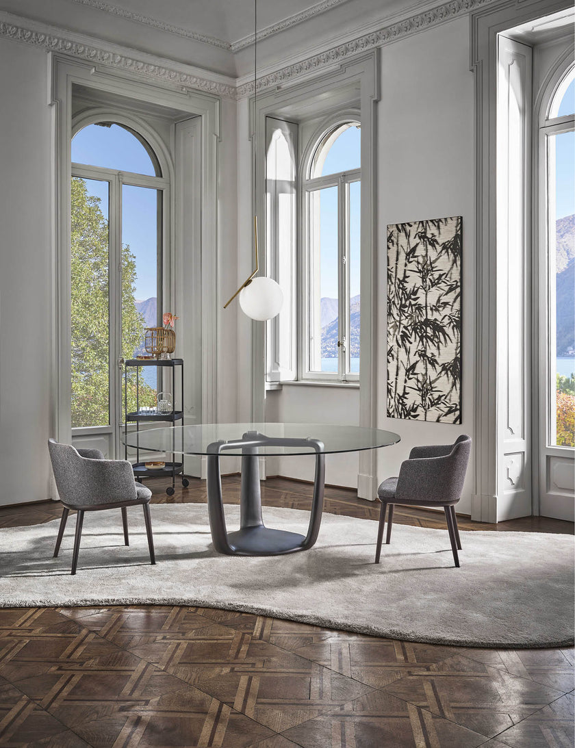 Saddle Round Dining Table by Emmanuel Gallina for Porada | Casa Design Group