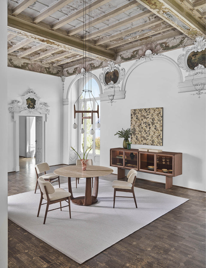 Saddle Round Dining Table by Emmanuel Gallina for Porada | Casa Design Group