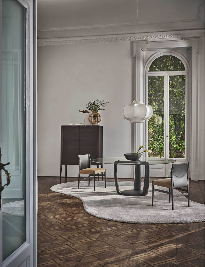 Saddle Round Dining Table by Emmanuel Gallina for Porada | Casa Design Group