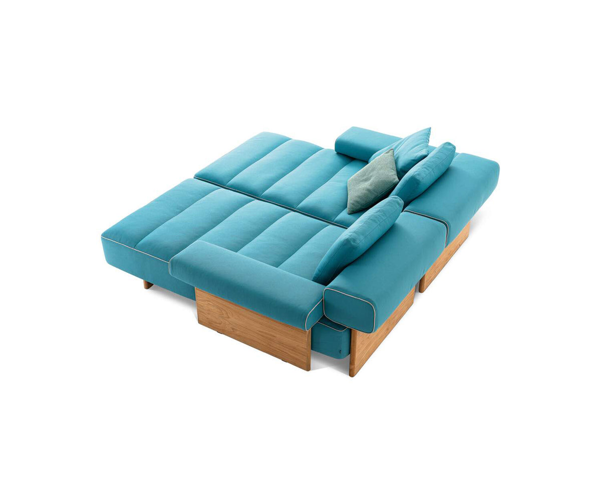 High-End Sail Out Outdoor Double Chaise Lounger by Cassina with soft modular forms – Casa Design Group