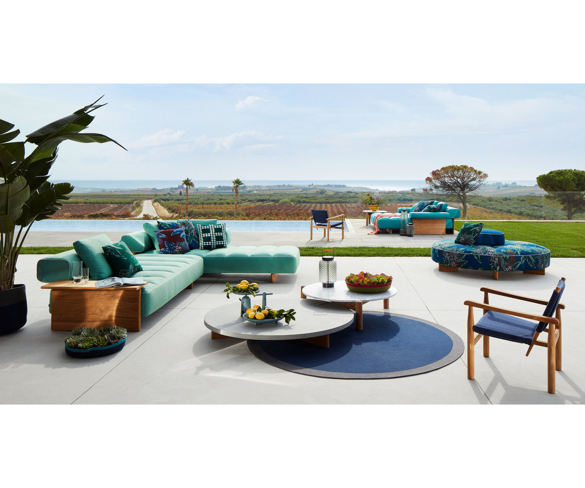 Contemporary Sail Out Outdoor Sectional by Cassina for refined outdoor living - Casa Design Group