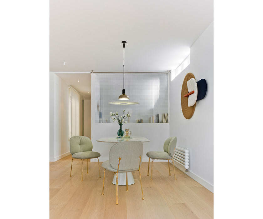 Luxury Mullit Dining Chair by Sancal with Soft Upholstery and Elegant Base Options | Casa Design Group