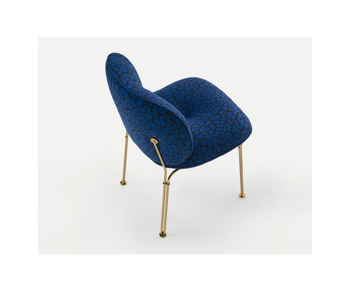 Luxury Mullit Dining Chair by Sancal with Soft Upholstery and Elegant Base Options | Casa Design Group