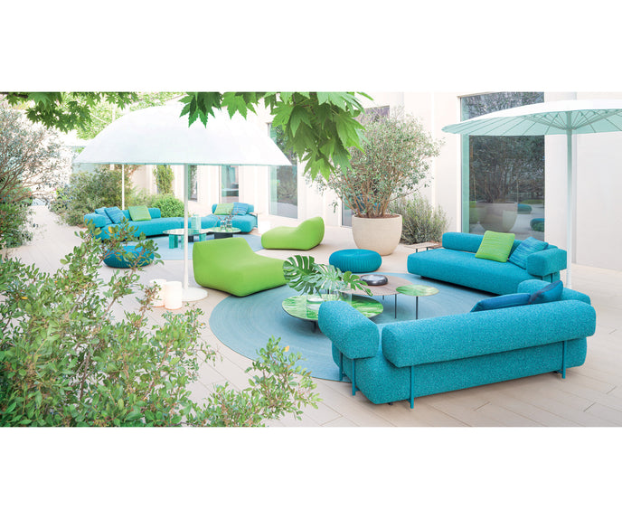 Modern Santorini Outdoor Modular Sofa by Paola Lenti Luxury Seating Design at Casa Design Group
