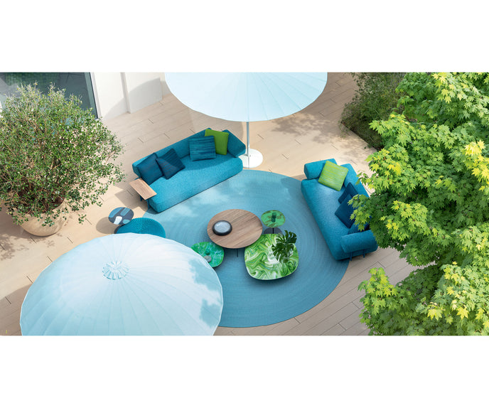 Modern Santorini Outdoor Modular Sofa by Paola Lenti Luxury Seating Design at Casa Design Group