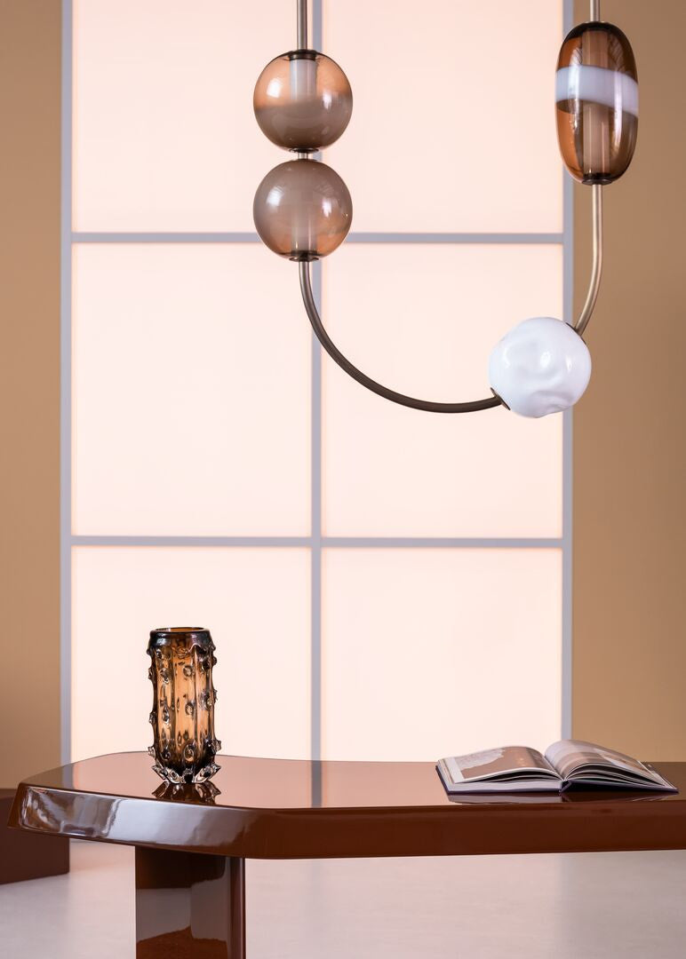 Satellite Pendant Light in Murano Glass and Burnished Metal by Studiopepe for Baxter | Casa Design Group