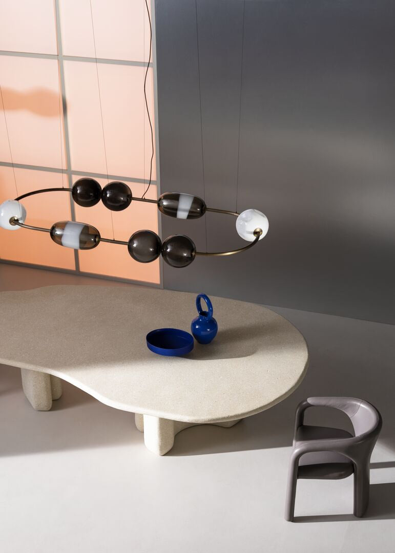 Satellite Pendant Light in Murano Glass and Burnished Metal by Studiopepe for Baxter | Casa Design Group