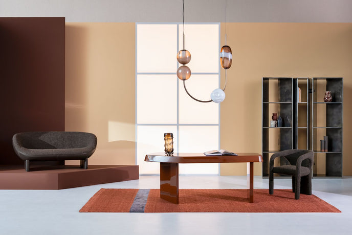 Satellite Pendant Light in Murano Glass and Burnished Metal by Studiopepe for Baxter | Casa Design Group