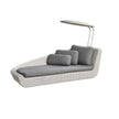Luxury Savannah Daybed with Kingston Side Table by Cane-line outdoor furniture set – Casa Design Group