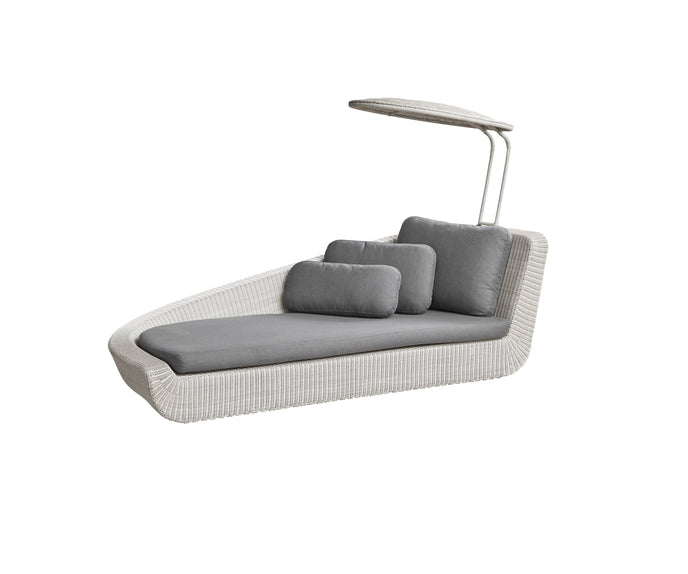 Luxury Savannah Daybed with Kingston Side Table by Cane-line outdoor furniture set – Casa Design Group