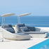 Luxury Savannah Daybed with Kingston Side Table by Cane-line outdoor furniture set – Casa Design Group