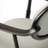 Scapula Dining Chair with sculpted solid wood frame, curved backrest and upholstered seat by Ceccotti Collezioni | Casa Design Group