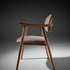 Scapula Dining Chair with sculpted solid wood frame, curved backrest and upholstered seat by Ceccotti Collezioni | Casa Design Group