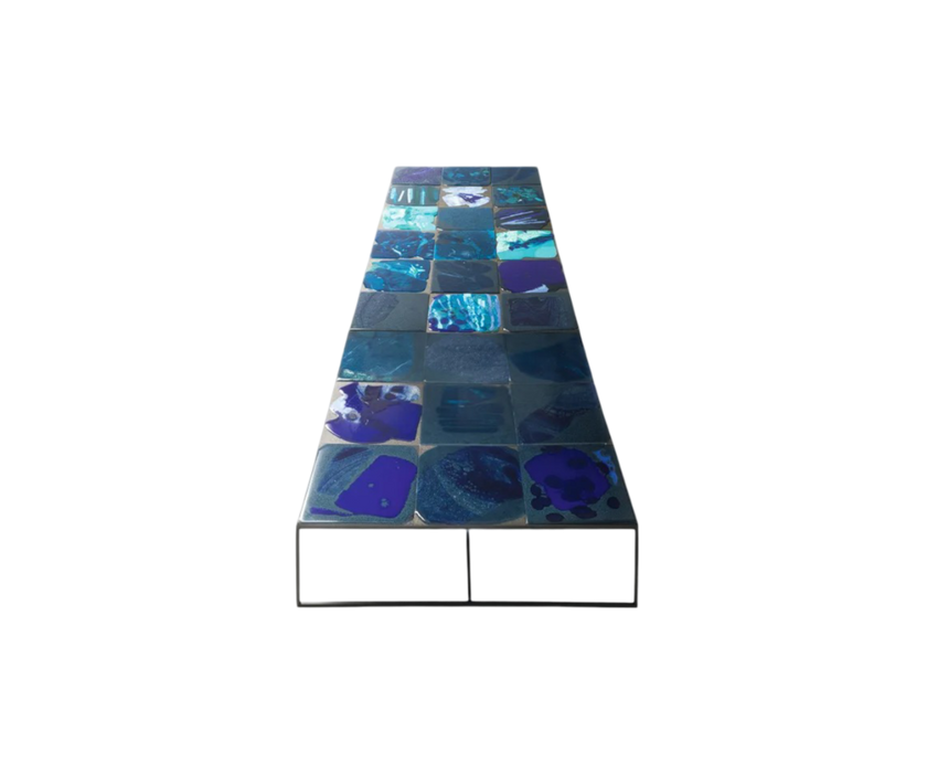 Modern Sciara Lava Stone Rectangular Outdoor Coffee Table by Paola Lenti Casa Design Group