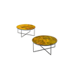 Modern Sciara Round Lava Stone Outdoor Coffee Table by Paola Lenti Casa Design Group
