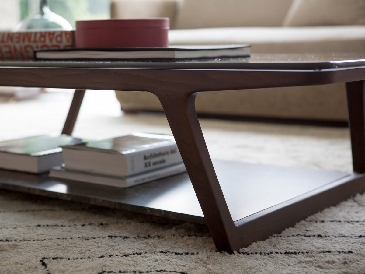 High End Script Coffee Table by Porada Casa Design Group
