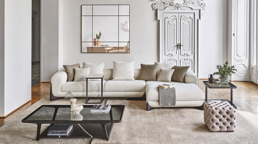 High End Script Coffee Table by Porada Casa Design Group