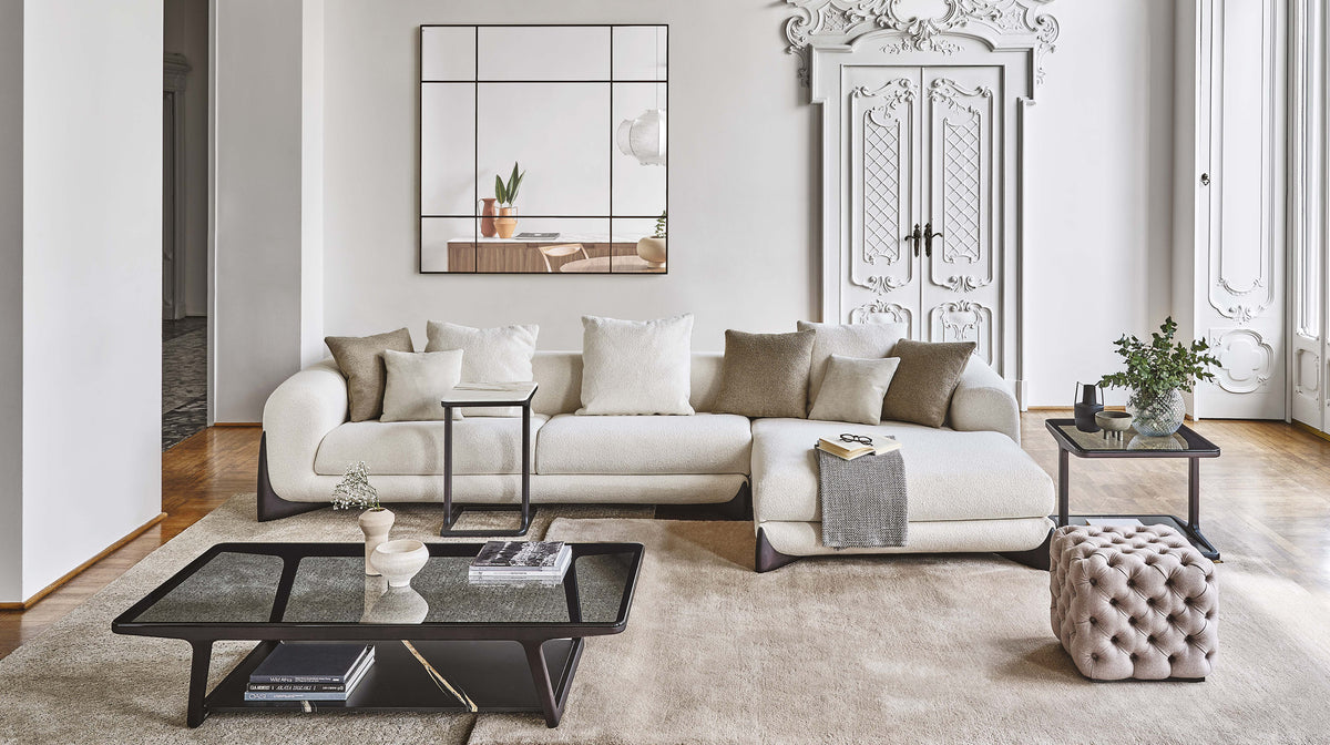 High End Script Coffee Table by Porada Casa Design Group