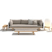 Contemporary teak coffee table from Dedon’s Sealine collection – Casa Design Group