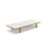 Contemporary teak coffee table from Dedon’s Sealine collection – Casa Design Group