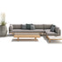 Dedon Sealine Sectional outdoor teak and fiber sofa with cushions – Casa Design Group