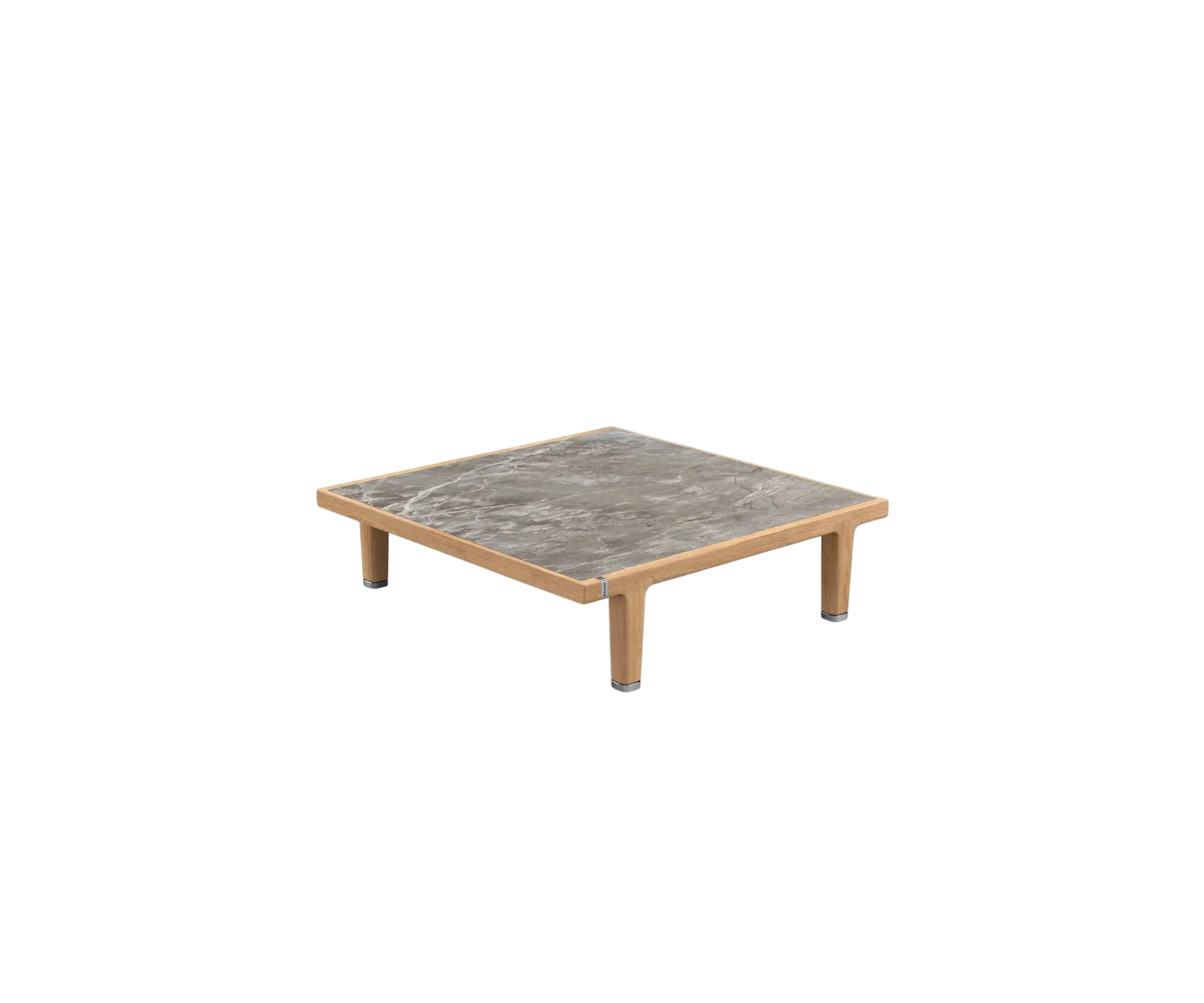 Luxury outdoor teak square coffee table by Dedon – Sealine collection, Casa Design Group