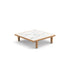 Luxury outdoor teak square coffee table by Dedon – Sealine collection, Casa Design Group