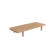 Contemporary outdoor teak coffee table by Dedon – Sealine collection at Casa Design Group