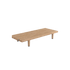 Contemporary outdoor teak coffee table by Dedon – Sealine collection at Casa Design Group