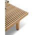 Contemporary outdoor teak coffee table by Dedon – Sealine collection at Casa Design Group