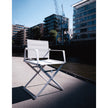 Dedon Seax Armchair in Black Pepper finish with outdoor fabric seat – Casa Design Group