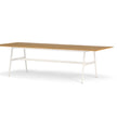 Luxury Seax Rectangular Dining Table by Dedon with teak top – Casa Design Group