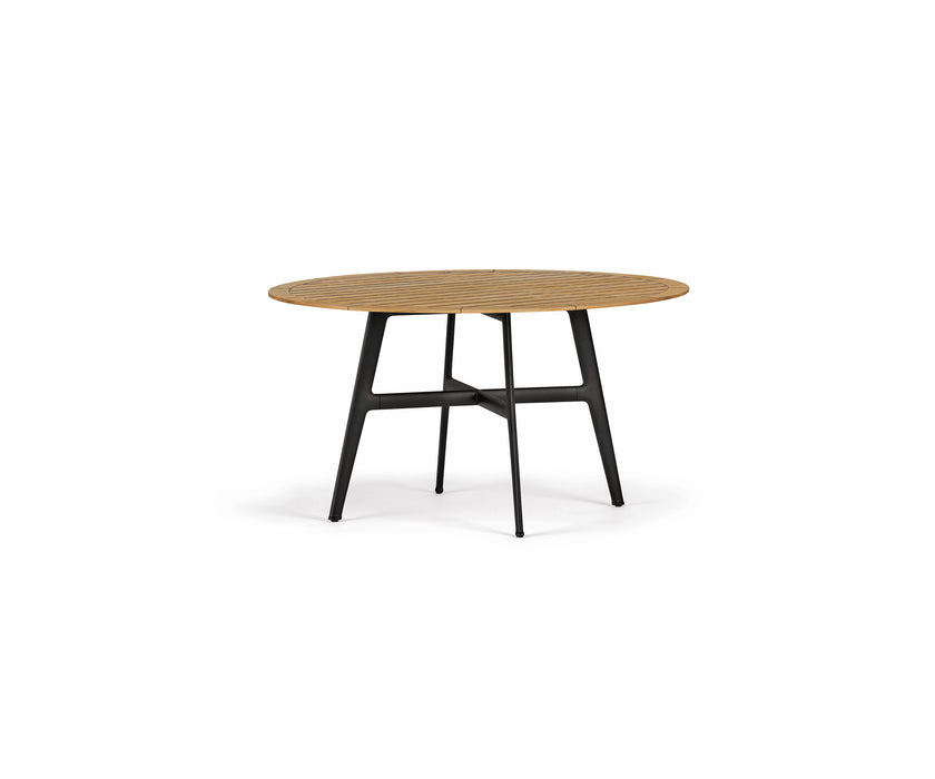 Modern Dedon Seax Round Outdoor Dining Table in mineral composite – Casa Design Group