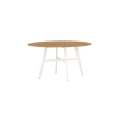 Modern Dedon Seax Round Outdoor Dining Table in mineral composite – Casa Design Group