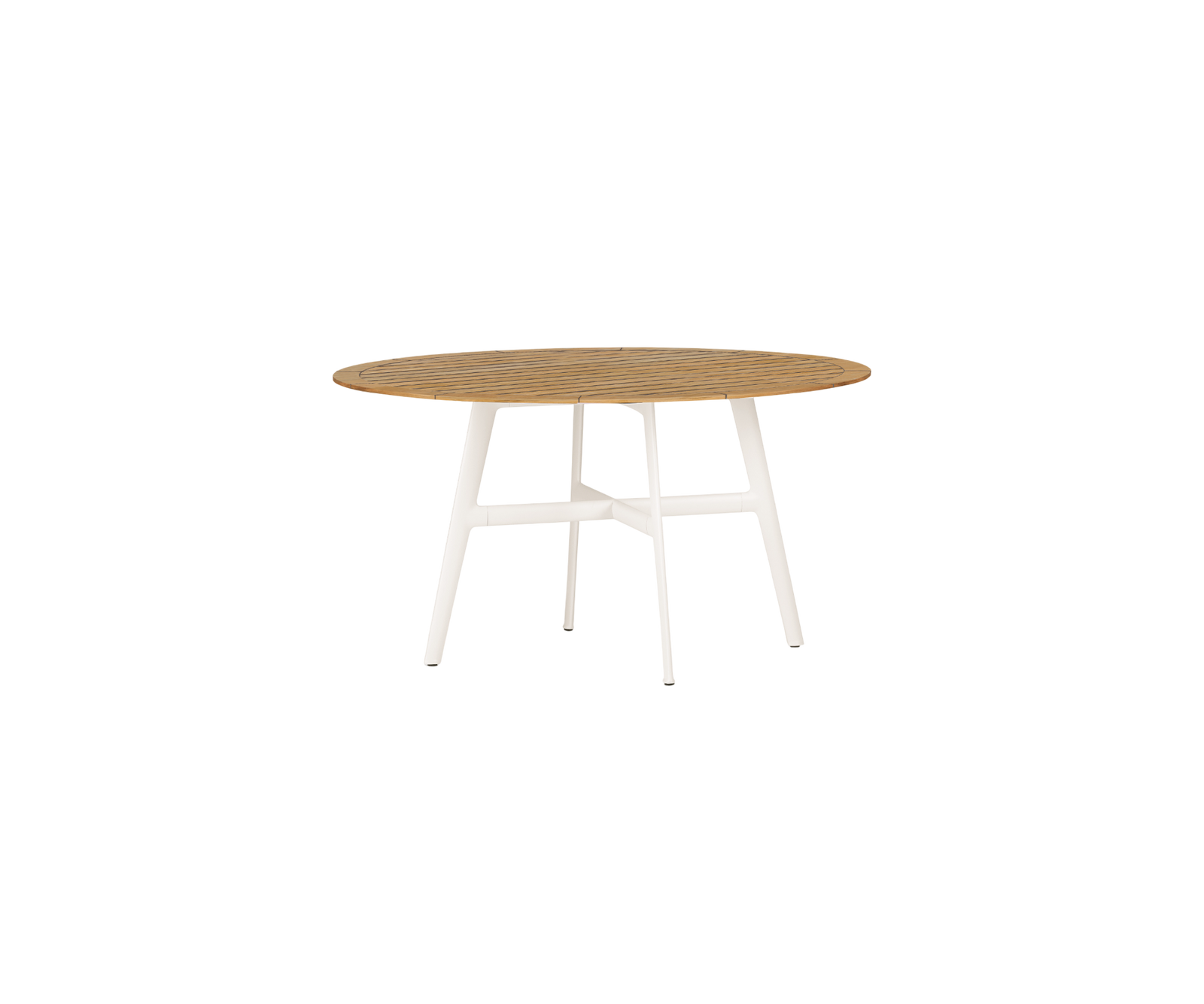 Modern Dedon Seax Round Outdoor Dining Table in mineral composite – Casa Design Group